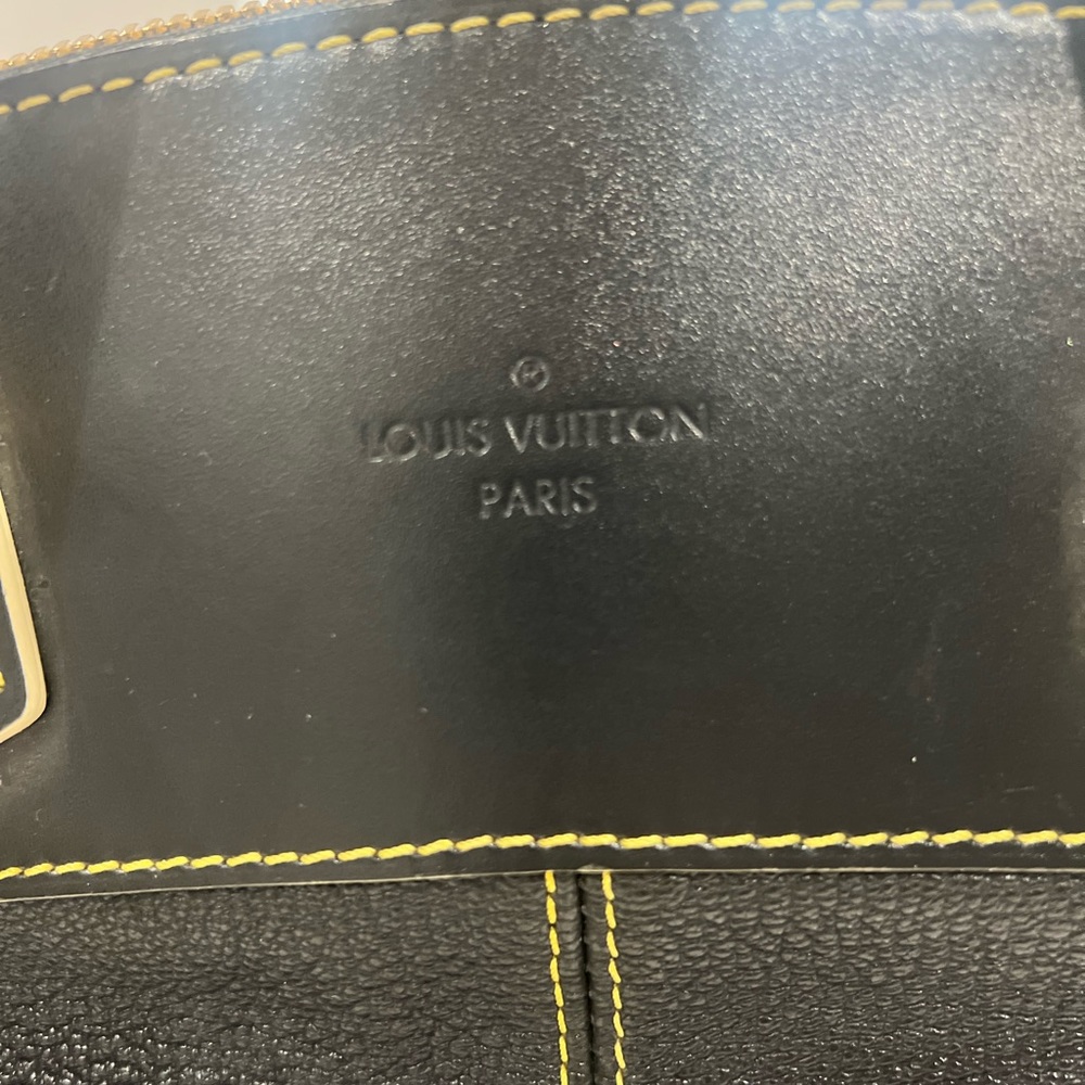 Louis Vuitton black suhali lockit MM leather tote bag - Picture 2 of 12
